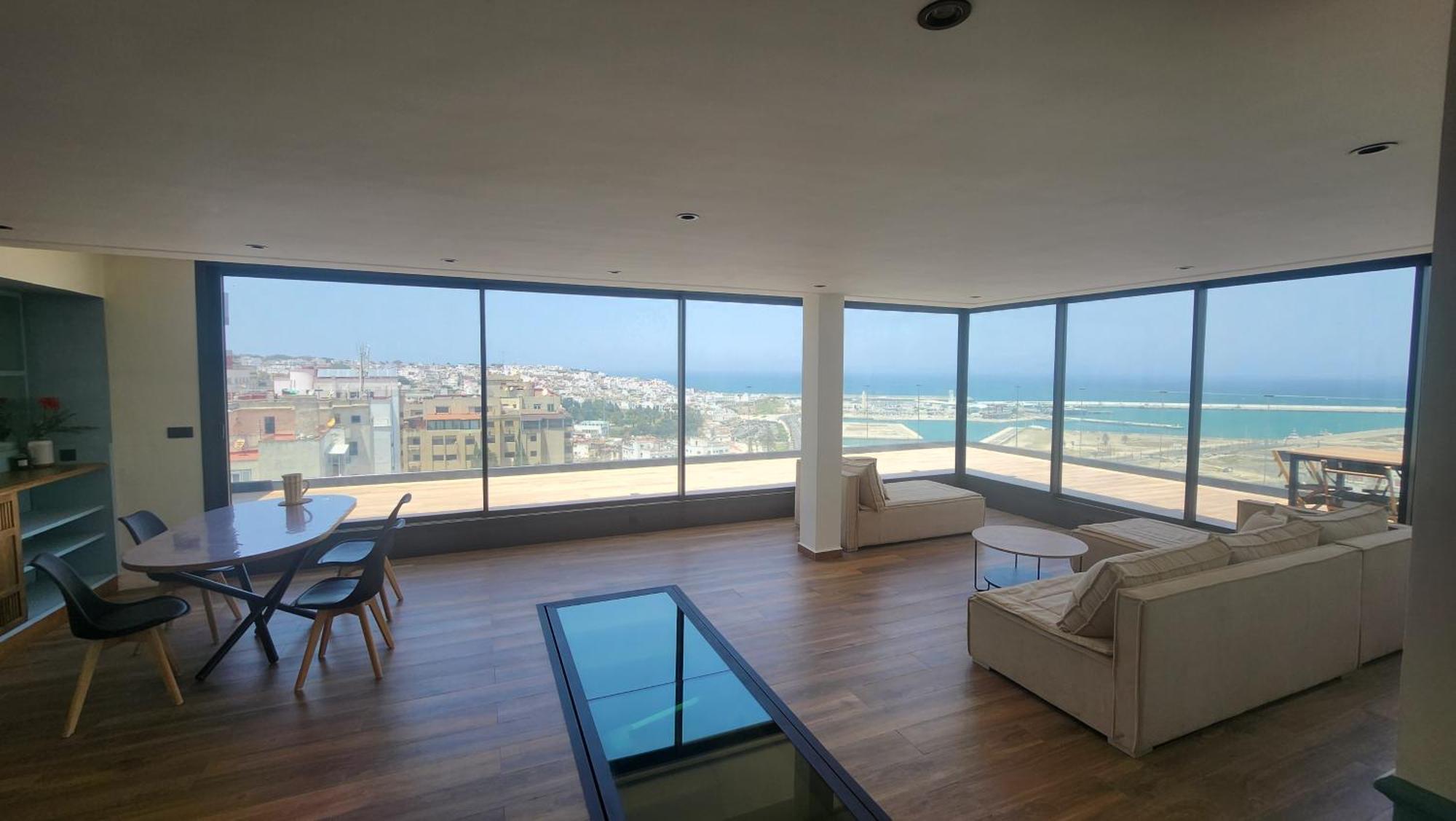 Magnifique Penthouse 160M2 Terrasse 90M2 Vue Mer タンジェ エクステリア 写真