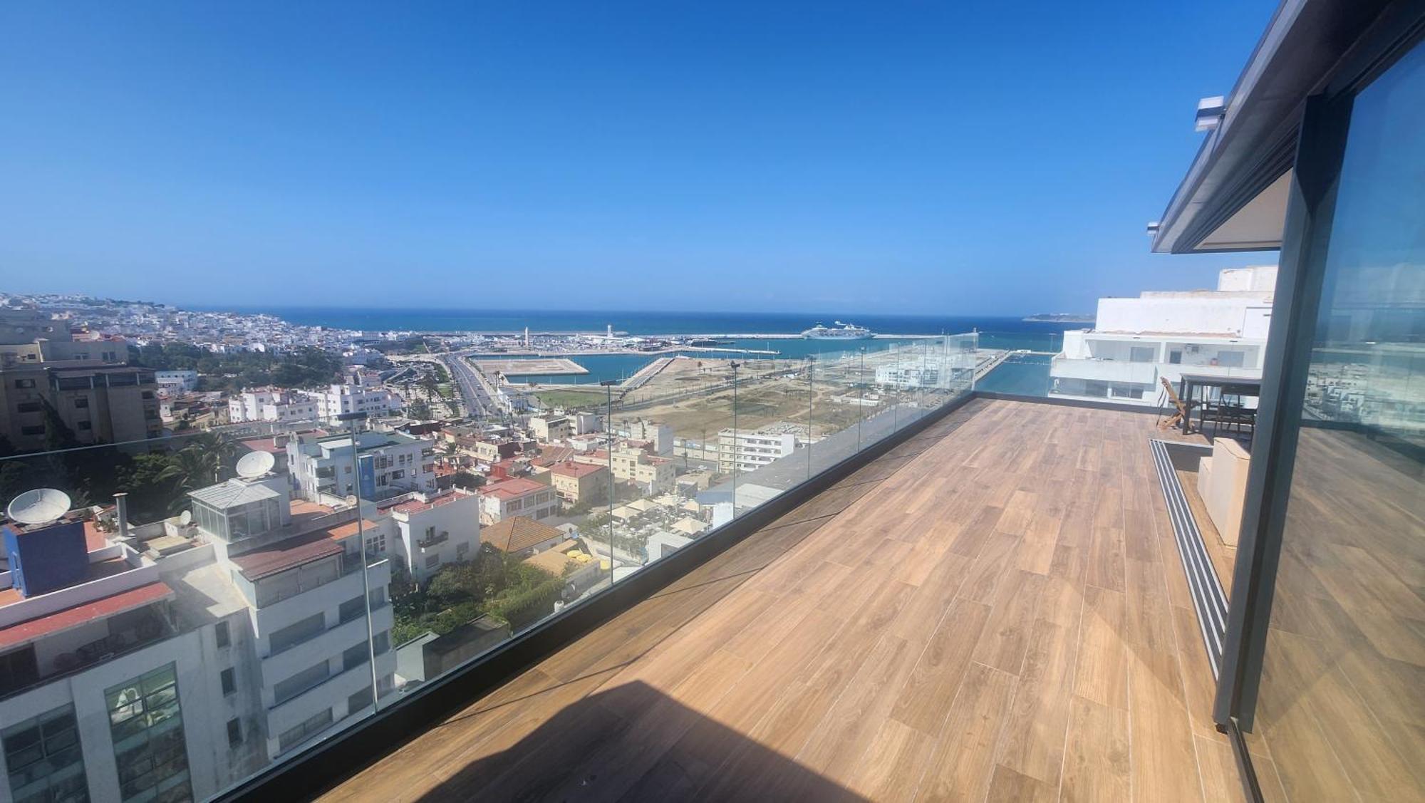 Magnifique Penthouse 160M2 Terrasse 90M2 Vue Mer タンジェ エクステリア 写真