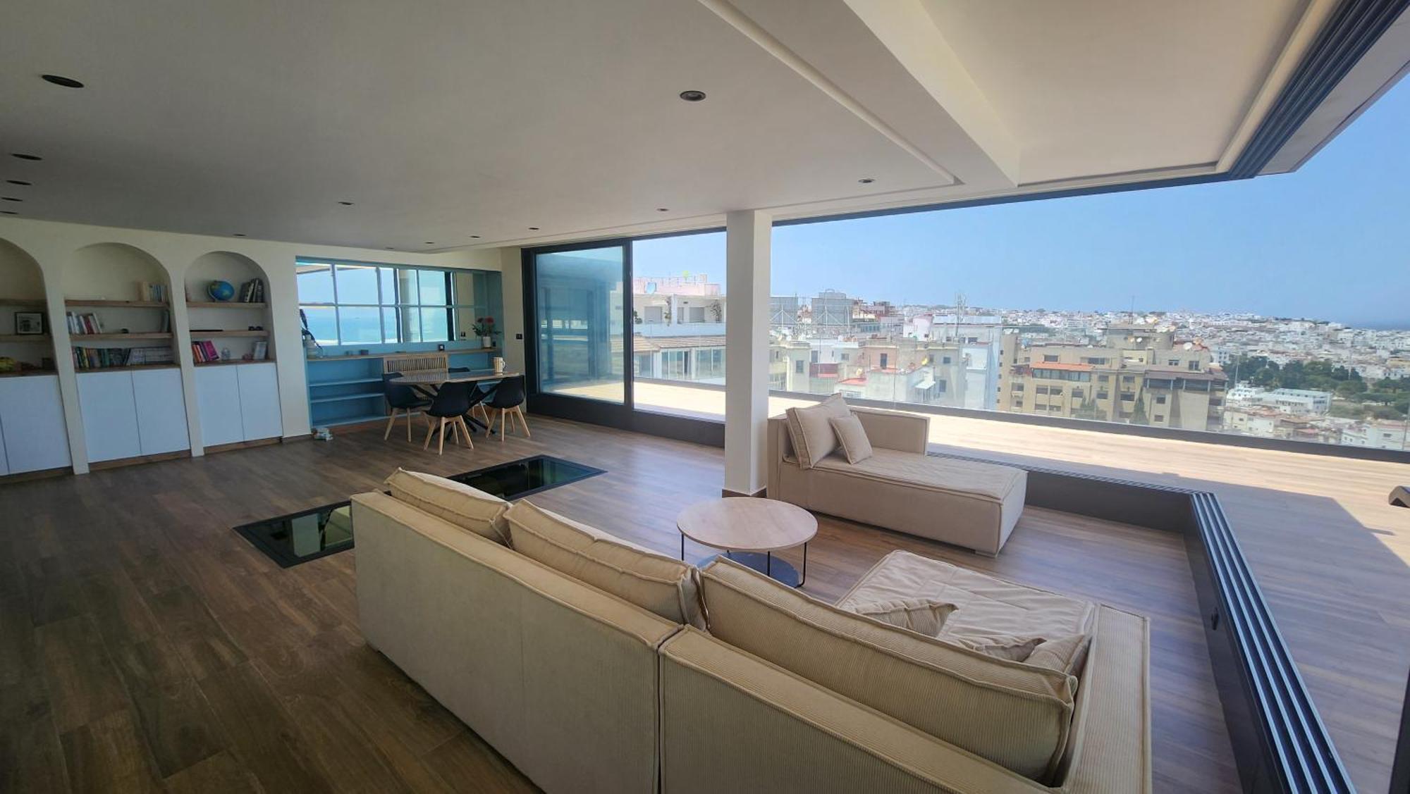 Magnifique Penthouse 160M2 Terrasse 90M2 Vue Mer タンジェ エクステリア 写真