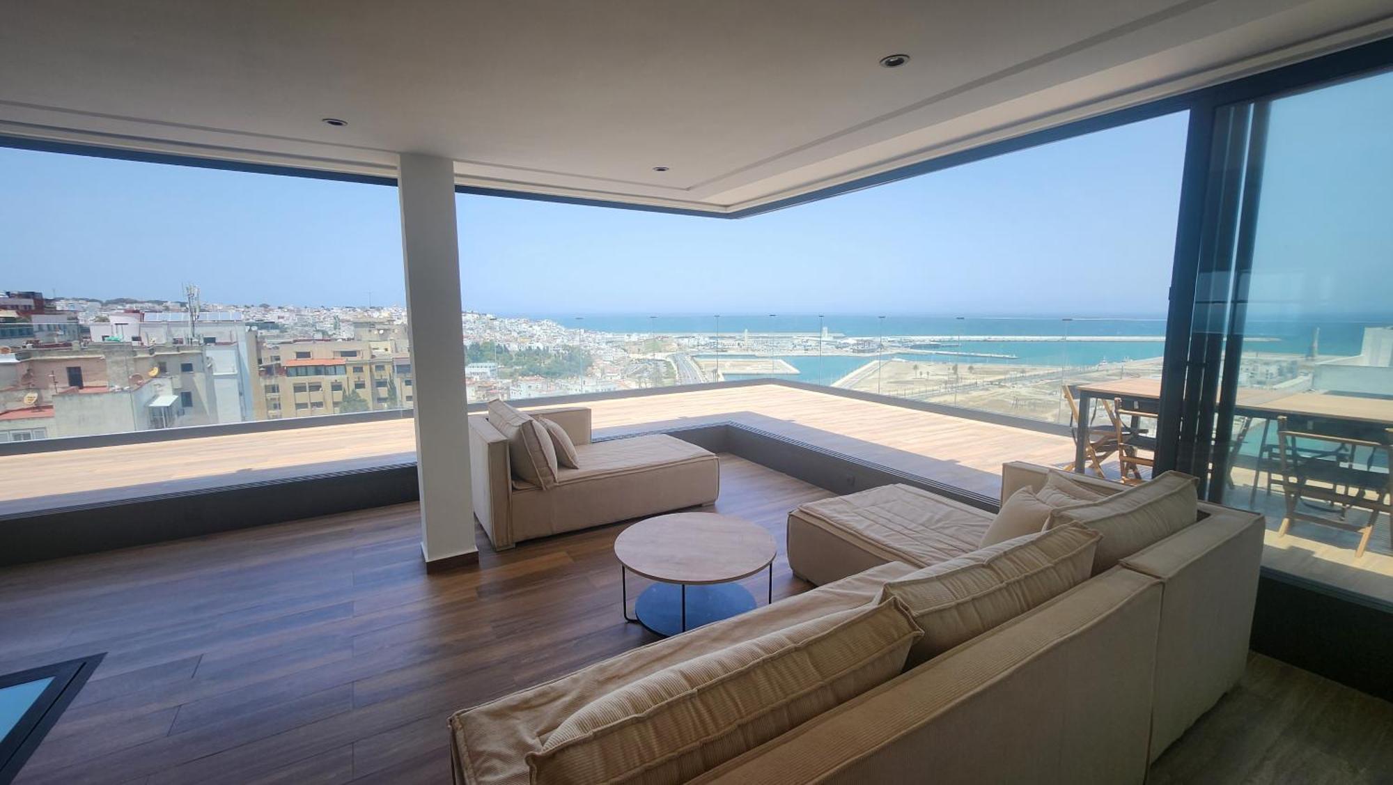 Magnifique Penthouse 160M2 Terrasse 90M2 Vue Mer タンジェ エクステリア 写真