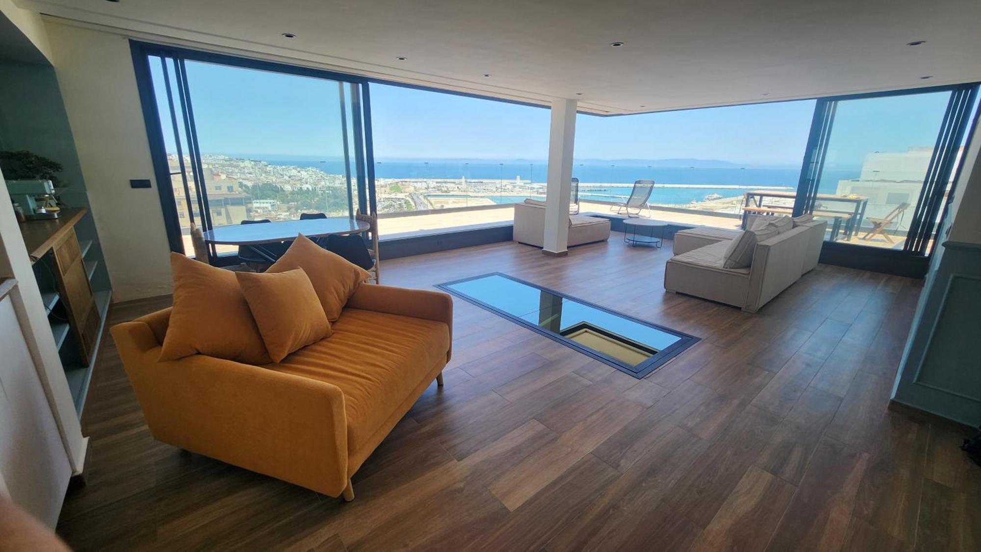Magnifique Penthouse 160M2 Terrasse 90M2 Vue Mer タンジェ エクステリア 写真