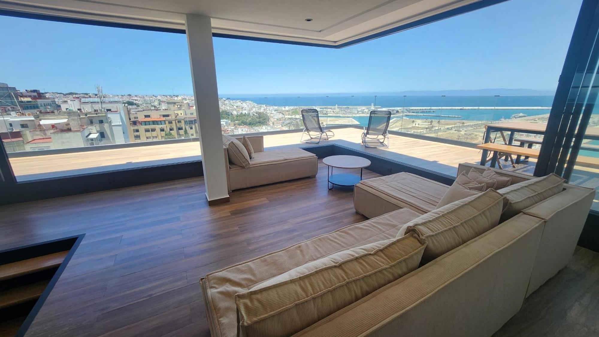 Magnifique Penthouse 160M2 Terrasse 90M2 Vue Mer タンジェ エクステリア 写真
